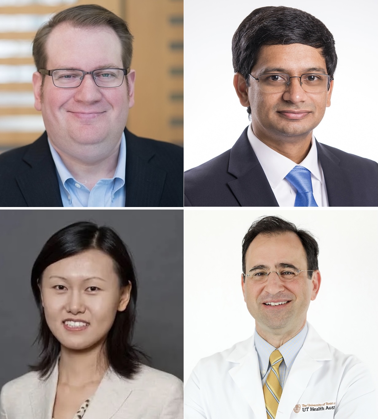 Dr. Justin Hart, Dr. Joydeep Biswas, Dr. Nanshu Lu, and Dr. David Paydarfar